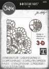 Sizzix 3-D Texture Fades Embossing Folder - Doily by Tim Holtz