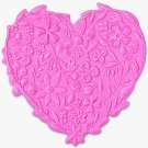 Sizzix 3-D Impresslits Embossing Folder - Floral Heart