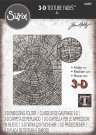 Sizzix 3-D Texture Fades Embossing Folder - Tree Rings by Tim Holtz