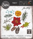 Sizzix Thinlits Die Set - Modern Festive by Tim Holtz (14 dies)
