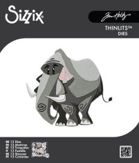 Sizzix Thinlits Die Set - MINI Clarence Colorize by Tim Holtz (13 dies)