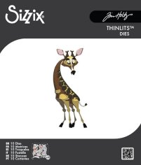 Sizzix Thinlits Die Set - MINI Gertrude Colorize by Tim Holtz (10 dies)