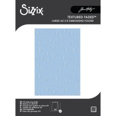 Sizzix Texture Fades A5 Embossing Folder - Sparkle Stars by Tim Holtz