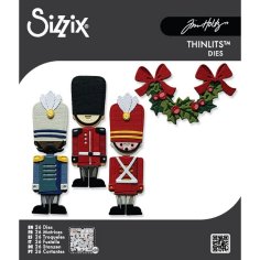 Sizzix Thinlits Die Set - Yuletide Harvey by Tim Holtz (26 dies)