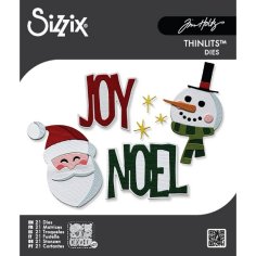 Sizzix Thinlits Die Set - Holiday Tidings by Tim Holtz (21 dies)