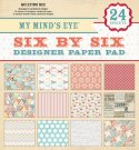 My Minds Eye - 6" x 6" Quilting Bee Paper Pad (24 sheets)