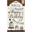 BoBunny 4"x6" Clear Stamps - Happy Birthday