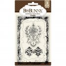 BoBunny 4"x6" Clear Stamps - Damask Texture