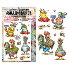 Aall and Create A6 Stamp Set - Pun & Paws Crack Me Up