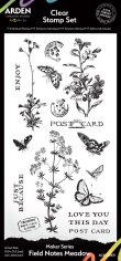 Arden Creative 4”x8” Clear Stamp Set - Studio Maker Series Field Notes Meadow