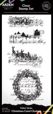 Arden Creative Studio 4”x8” Clear Stamp Set - Maker Series Christmas Carol Clusters