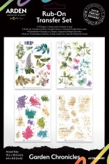 Arden Creative Studio 6”x8” Rub-On Transfer Set - Garden Chronicles (8 sheets)