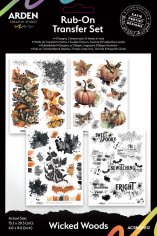 Arden Creative Studio 6”x8” Rub-On Transfer Set - Wicked Woods