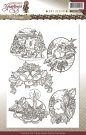 Amy Design Clear Stamp Set - Christmas Greetings (5 stamps)