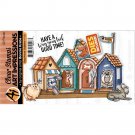 Art Impressions Critter Cubbies Clear Stamp & Die Set - Dog House