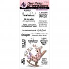 Art Impressions Laugh Lines Clear Stamp - Rock On