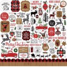 Echo Park 12”x12” Cardstock Stickers - A Lumberjack Christmas