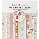 Echo Park 6"x6" Paper Pad - All Girl (24 sheets)