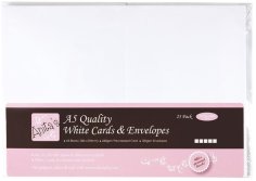 Anita's A5 Cards & Envelopes - White (25 pack)