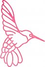 Cheery Lynn Designs Dies - Lace Hummingbird
