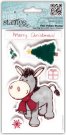 Docrafts Tall Urban Stamp - Tall Urban Stamp Duo - Boofle Christmas (Donkey)