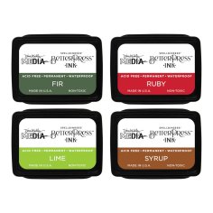 Spellbinders BetterPress Ink Mini Set - Festive (4 pack)