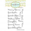 Colorado Craft Company 3"x4" Clear Stamps - For Mom Names by Anita Jeram