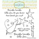 Colorado Craft Company 6"x6" Clear Stamps - Twinkle Little Star