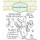 Colorado Craft Company 4"x4" Clear Stamps - Rooting For You!