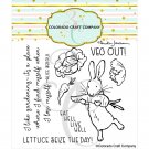 Colorado Craft Company 4"x4" Clear Stamps - Veg Out!