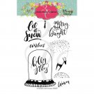 Colorado Craft Company 4x6 Clear Stamp Set - Let It Snow Whimsy World