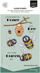 Vaessen Creative Clear Stamps - Bee by Carla Creates (13 stamps)
