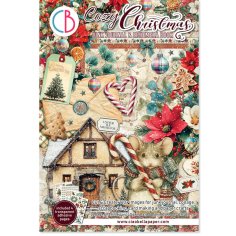 Ciao Bella A4 Junk Journal Ephemera Book - Cozy Christmas