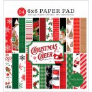Carta Bella 6"x6" Paper Pad - Christmas Cheer (24 sheets)