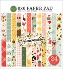 Carta Bella 6”x6” Paper Pad - Homemade (24 sheets)