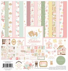 Carta Bella 12"x12" Collection Kit - Little Lullabies Baby Girl (13 sheets)