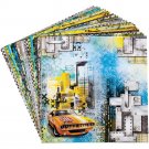 Ciao Bella 6"x6" Scrapbooking Creative Paper Pad - Start Your Engines (24 sheets)