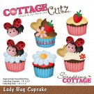 CottageCutz Dies - Lady Bug Cupcake