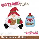 CottageCutz Dies - Santa Gnome with Cookies
