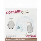 CottageCutz Dies - Arctic Penguins & Igloo