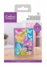 Crafters Companion Clear Stamps - Delightful Butterflies