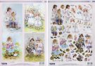 Paintbox Poppets Decoupage and Toppers - S13 (2 x A4 sheets)