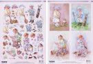 Paintbox Poppets Decoupage and Toppers - S16 (2 x A4 sheets)