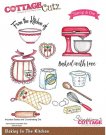 CottageCutz Stamp & Die Set - Baking In The Kitchen