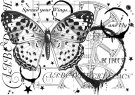 Crafty Individuals Unmounted Rubber Stamps - Fly and Be Free