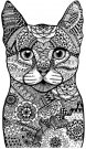 Crafty Individuals Unmounted Rubber Stamps - Happy Cat
