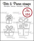 Crealies Clearstamp Bits & Pieces - 3x Presents