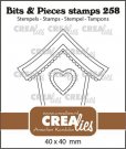 Crealies Clearstamp Bits&Pieces - Birdhouse