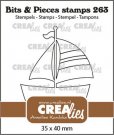 Crealies Clearstamp Bits&Pieces - Sailing Boat