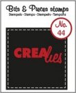 Crealies Clearstamp Bits&Pieces no. 44